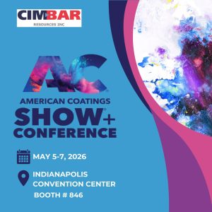 Poster of Cimbar Resources 2026 American Coatings Show Indianapolis